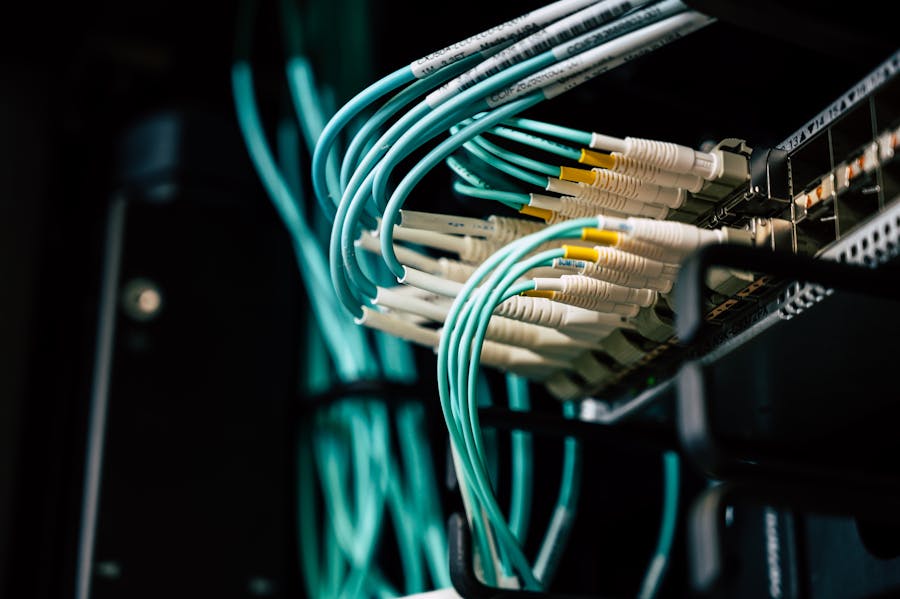 Network switches and cabling